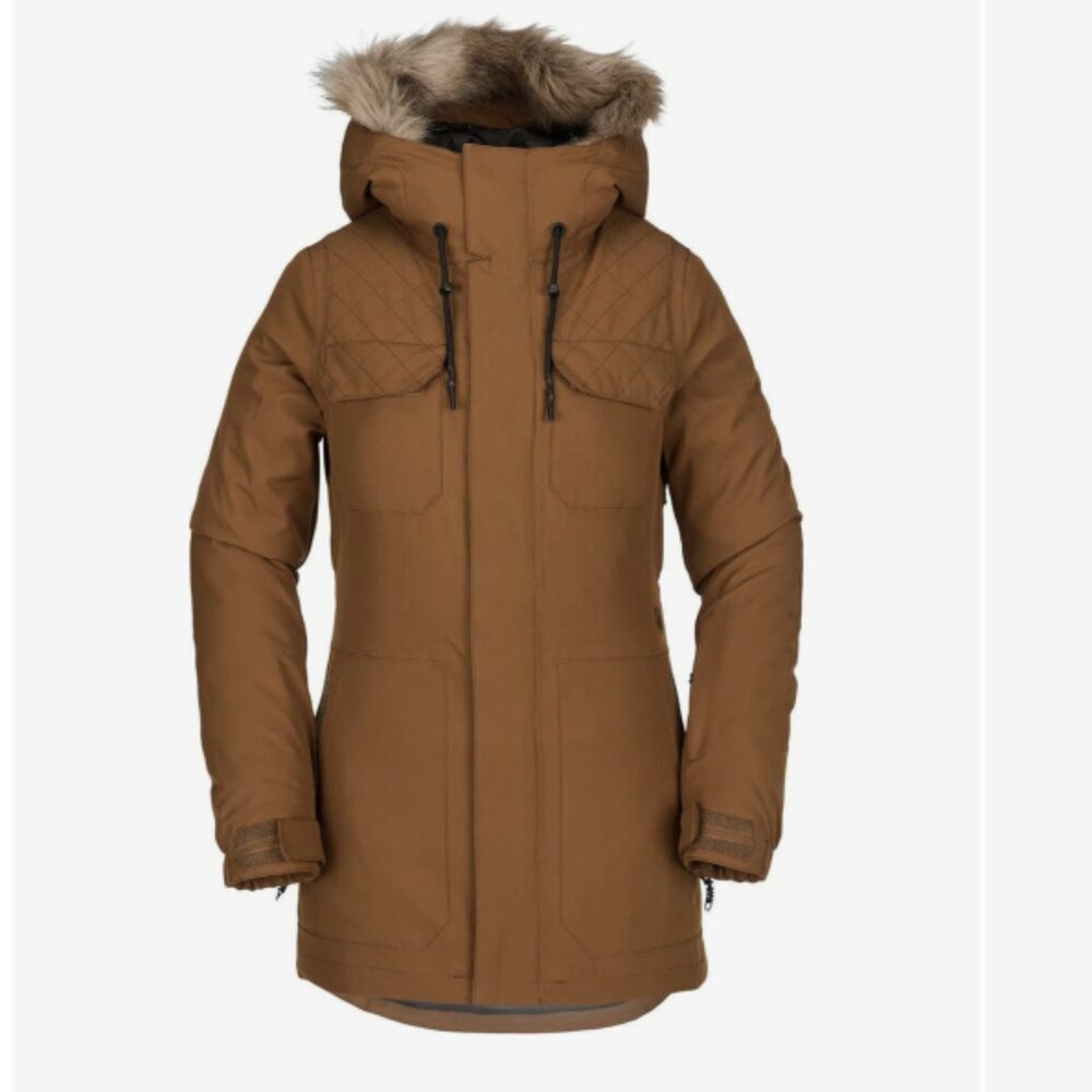 VOLCOM Shadow Insulated Jacket - Women's Medium in Copper
